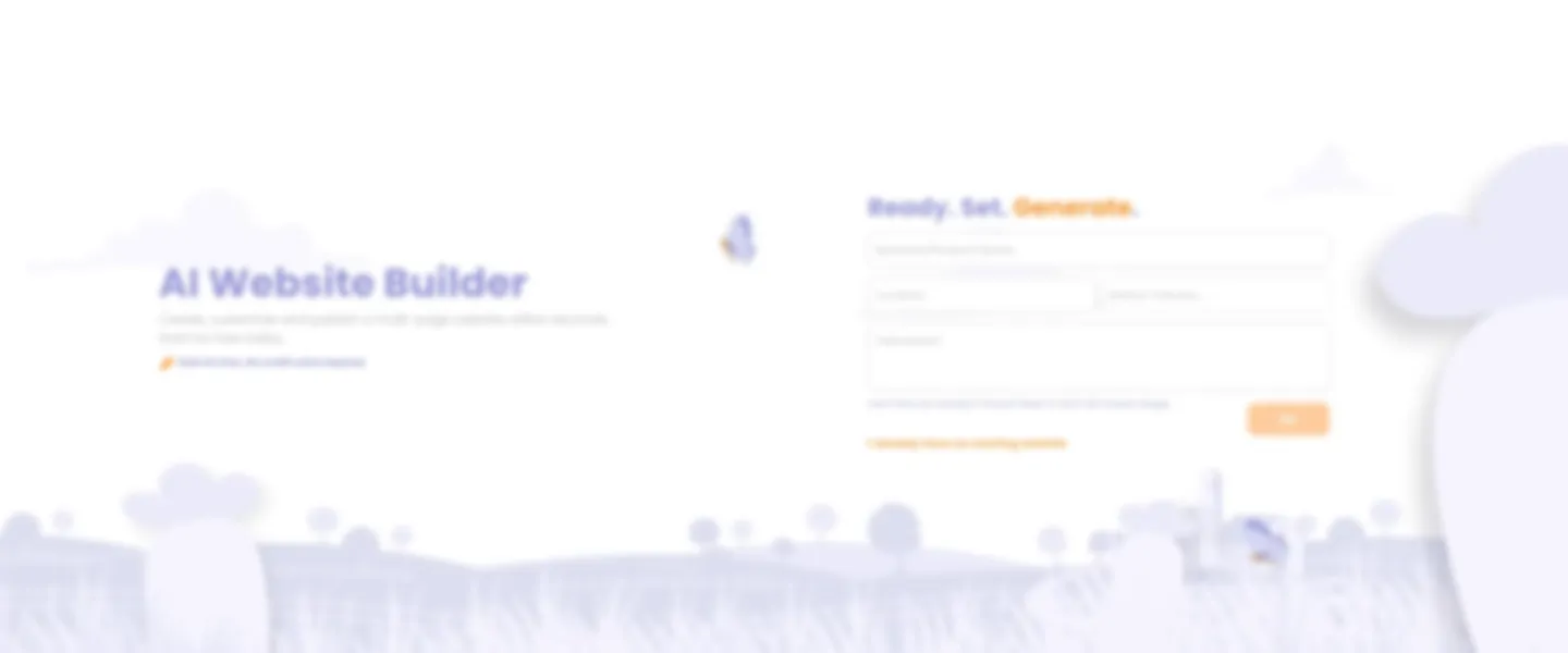 AI Website Builder with Full Ecosystem