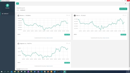 Cryptocurrency Monitor And Pricing Alerts