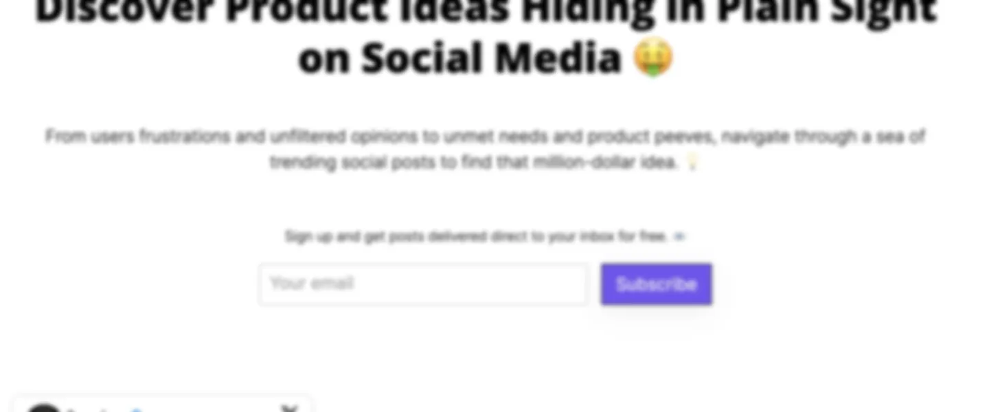  Socially Sourced Startup Ideas