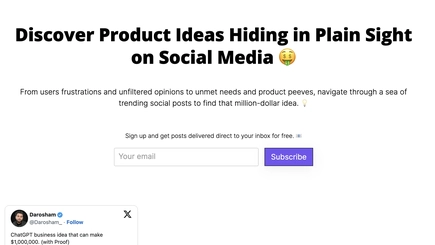  Socially Sourced Startup Ideas