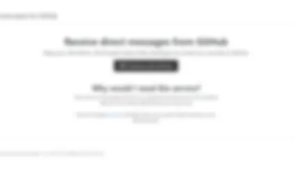 Receive Direct Messages From Github