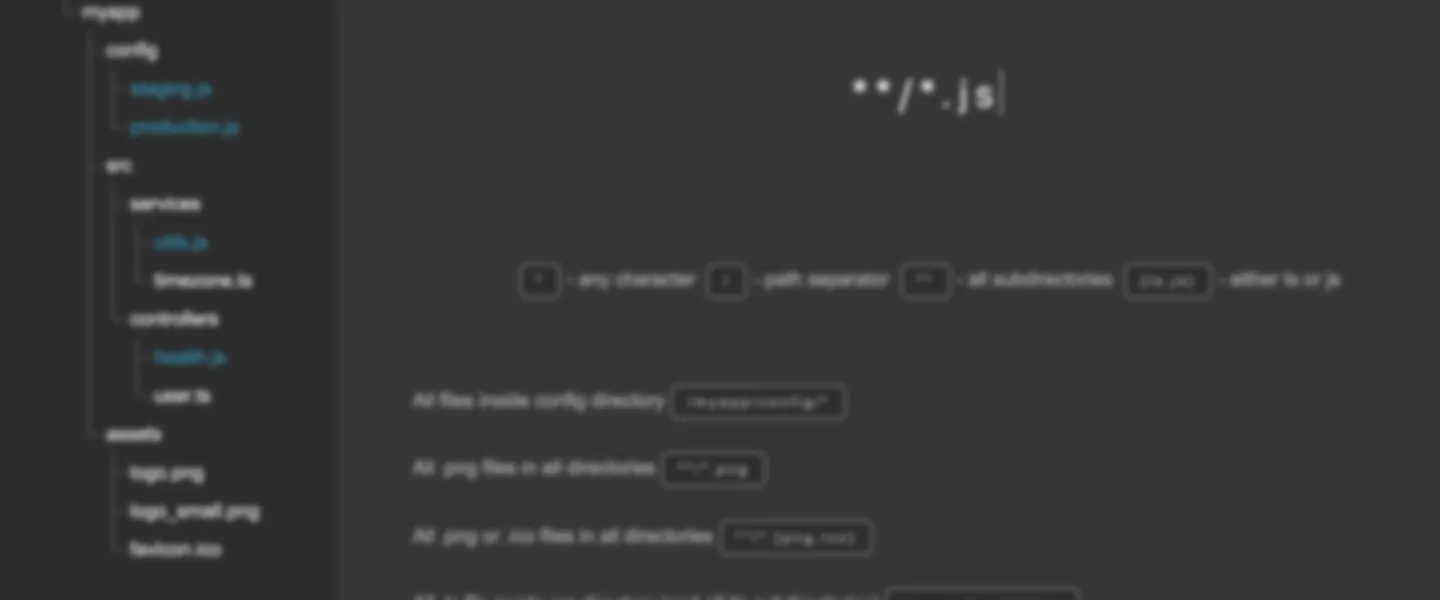 Tool for Testing Glob Patterns