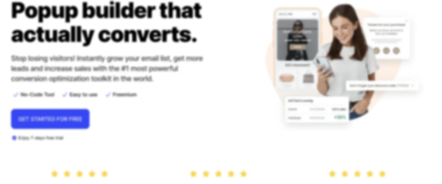 Automated Popup Builder for Ecommerce Businesses