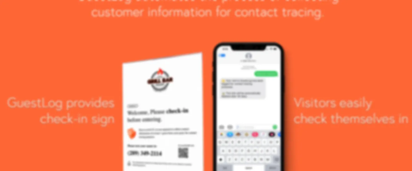 Automated Contact Tracing for Restaurants