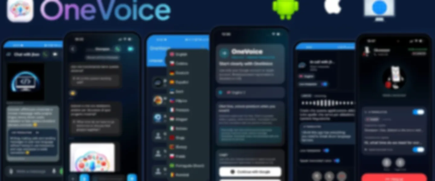 Screenshot of Cross-Platform Multilingual Communication App with Real-Time Translation