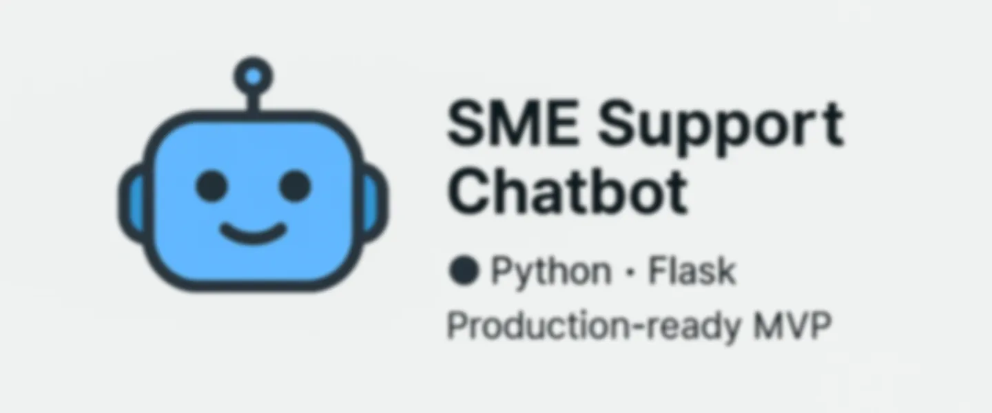 SME Deterministic Support Chatbot