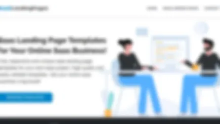 Saas Landing Page Website