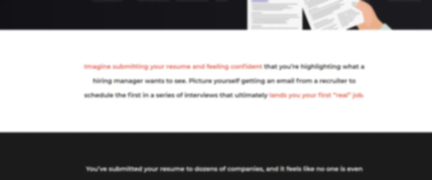 Resume Review Website