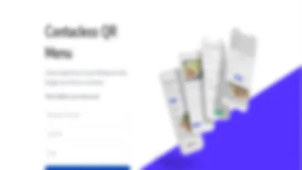 Restaurants Contactless Menu Platform Like Ubereats/Doordash