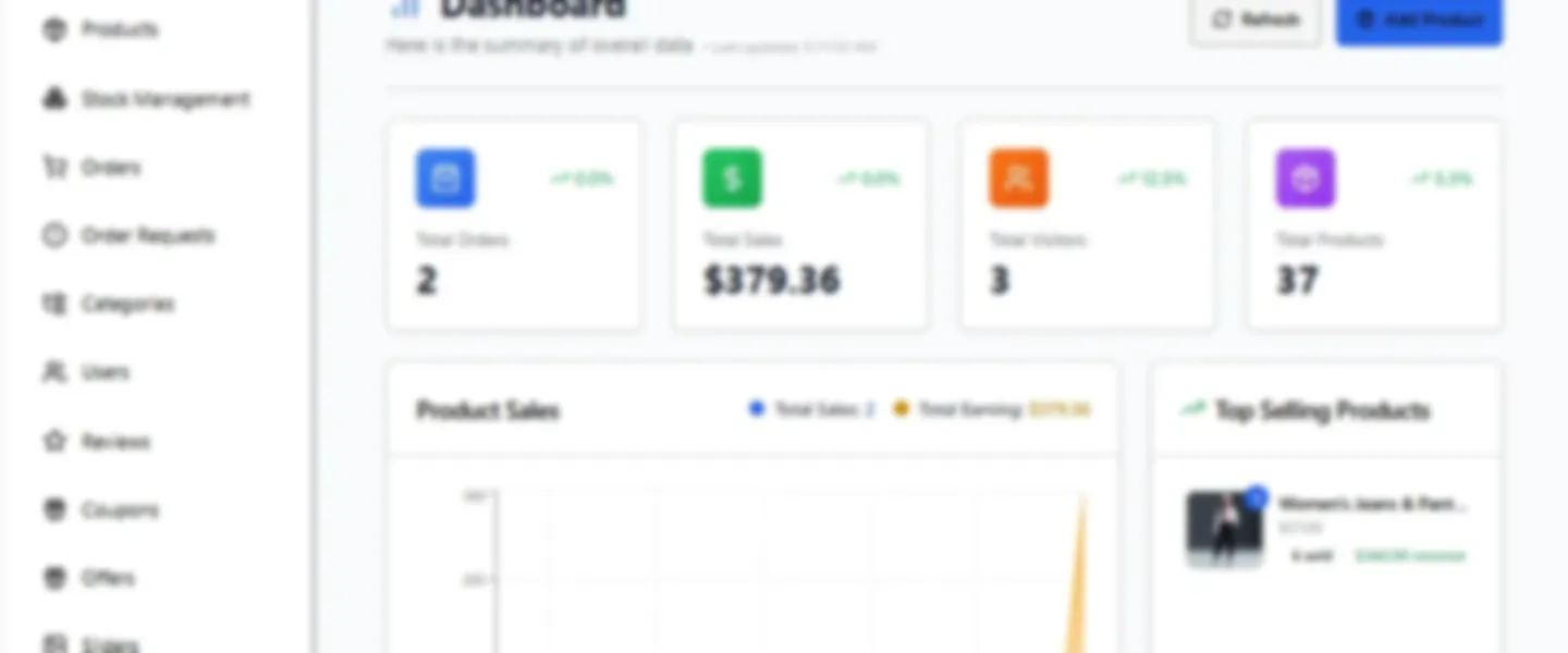 Screenshot of Full-Stack Fashion E-commerce Platform with AI & Marketing Automation