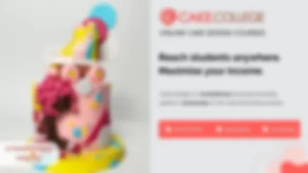 Online Learning & Teaching Platform For The Cake Decorating Industry