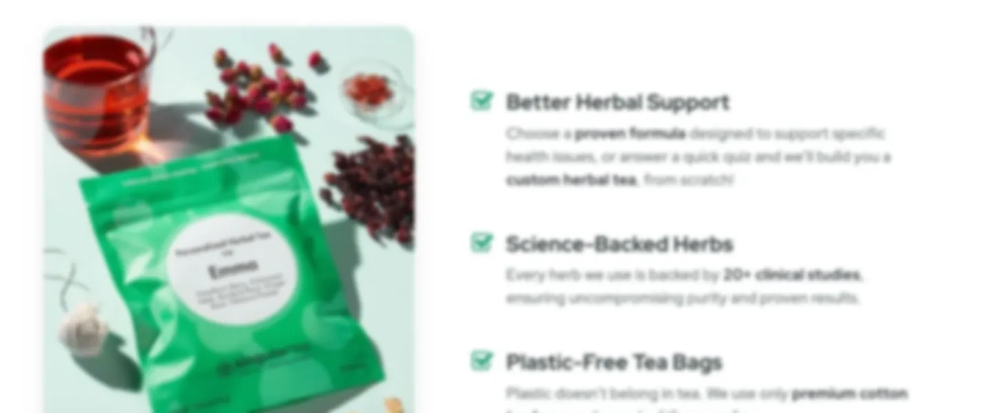 Personalized Herbal Tea E-Commerce Brand