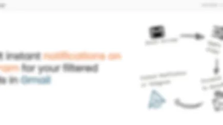Telegram Notifications For Gmail Filters