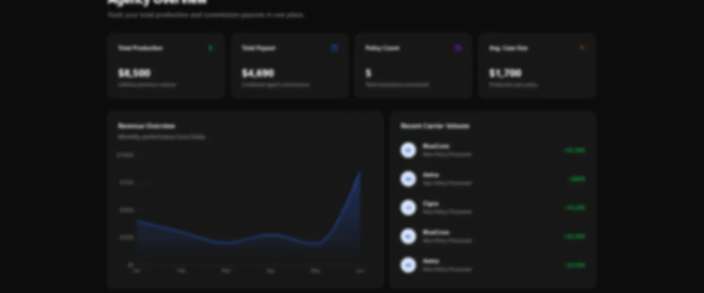 Automated Insurance Commission Tracking SaaS