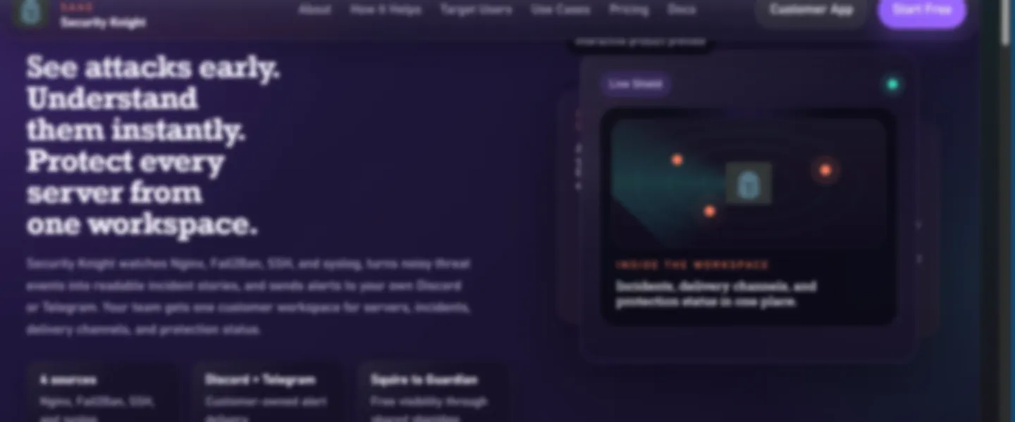 Screenshot of AI-Powered Linux Server Security Monitoring Platform with Multi-Channel Alerts