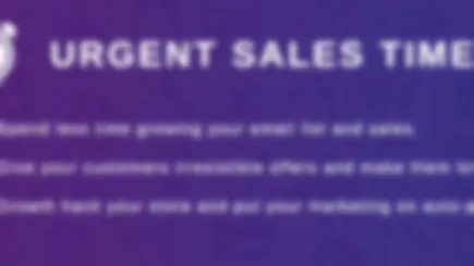 Urgent Sales Timer Shopify App