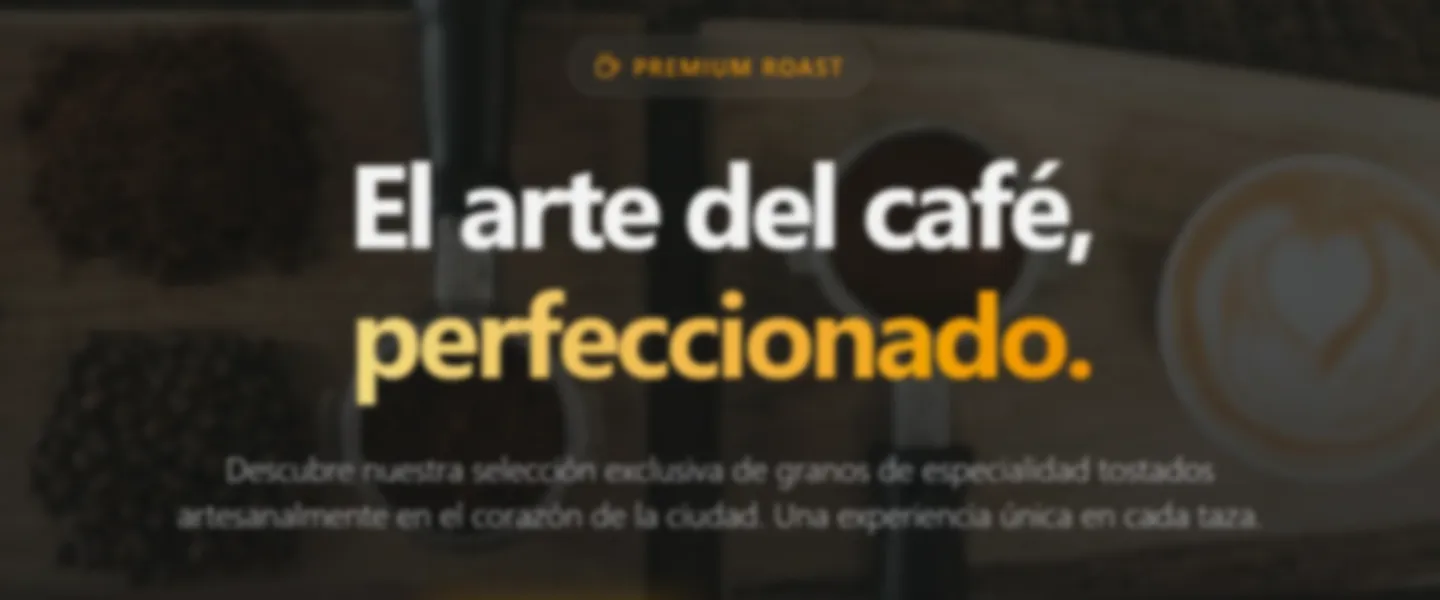 Screenshot of Premium Coffee Shop E-commerce Template with Next.js 15