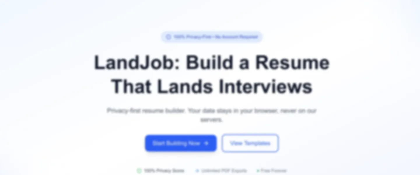 Screenshot of Dual-Engine Resume Builder with Content-to-Resume CMS and Zero Maintenance