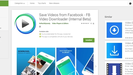 Video Downloader App For Facebook