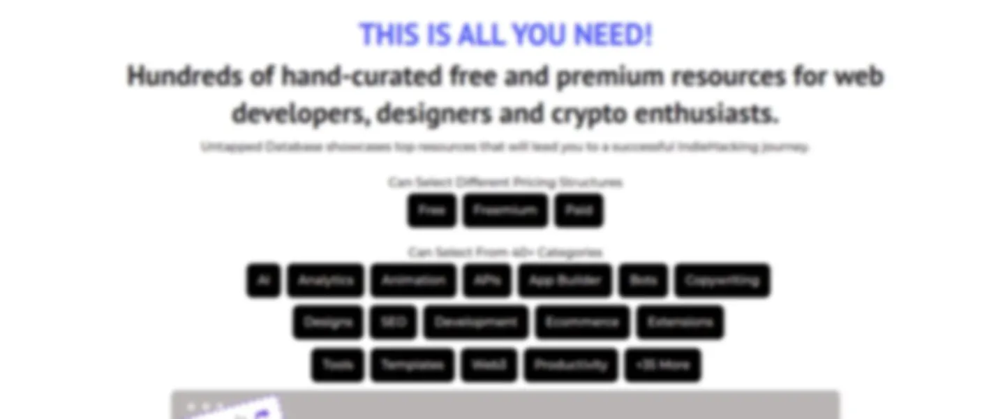 Curated Resources for Developers, Marketers and Crypto Enthusiasts
