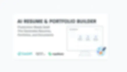 Ai Resume & Portfolio Builder