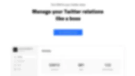 Crm For Your Twitter Inbox (Saas)