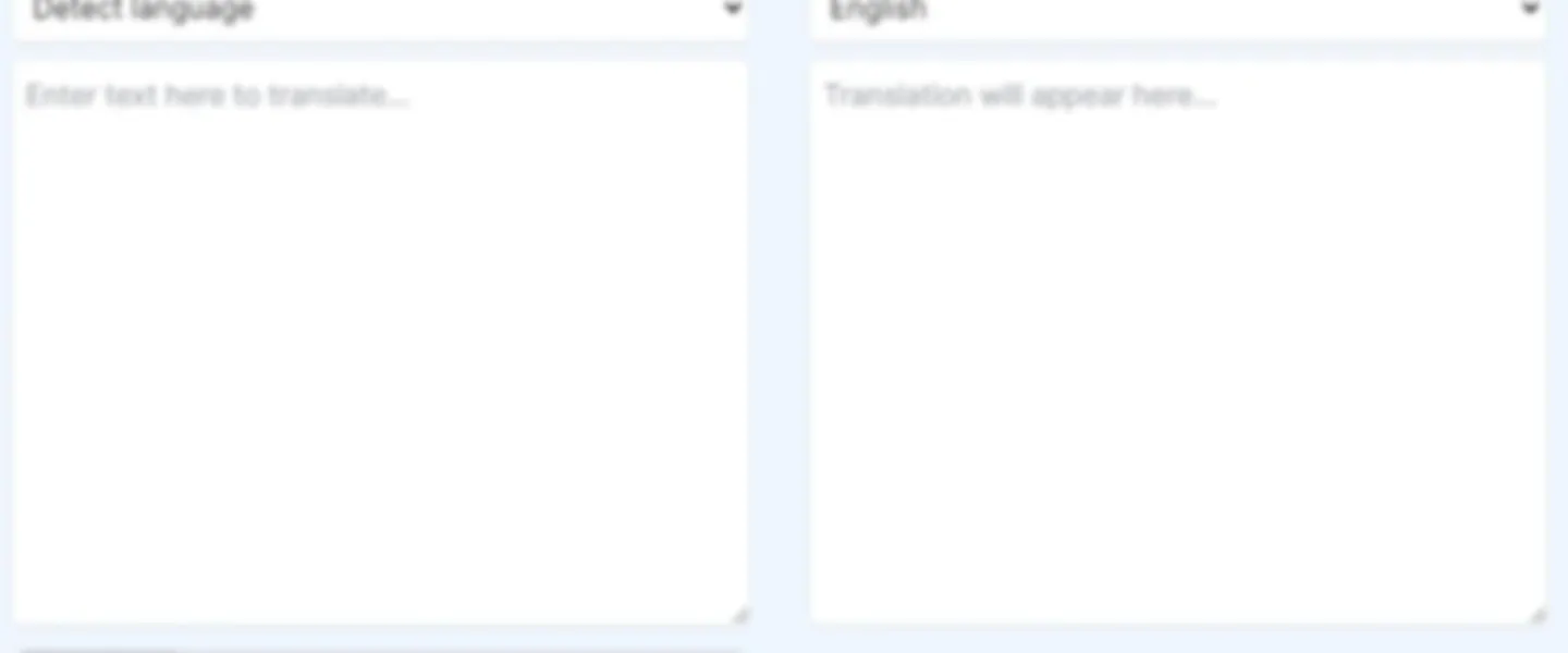 Free AI Text Translation Tool