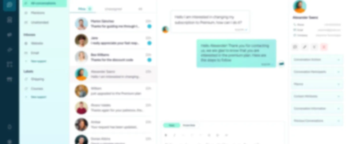 Screenshot of AI-Powered Omnichannel Customer Communication Platform with RAG Agent
