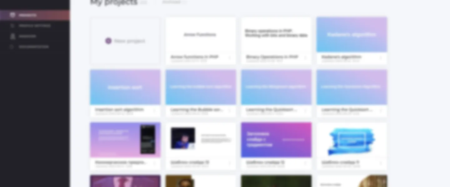 Presentation Creator and Editor