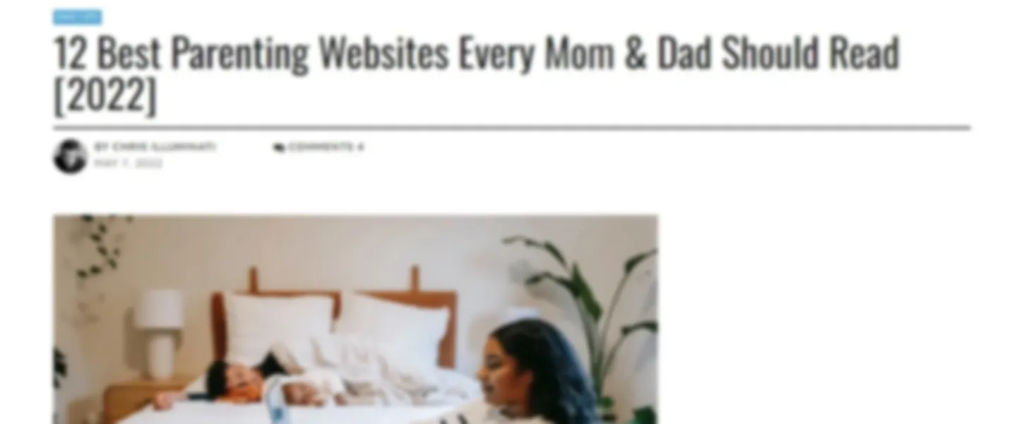 Parenting and Moms Starter Content Site