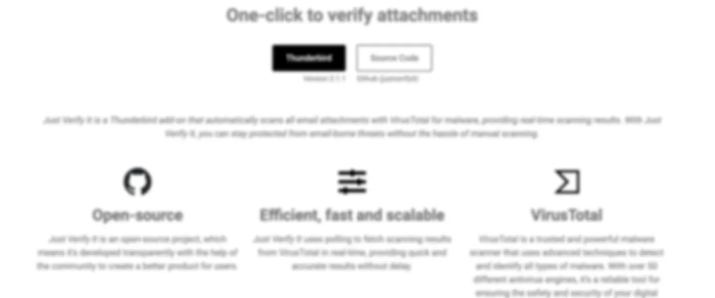 Screenshot of Email Security Add-on with 700+ Daily Active Users