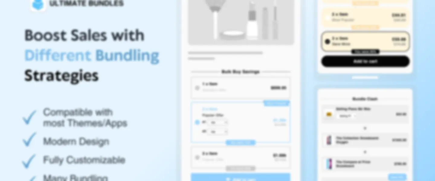 Screenshot of Ready-to-Launch Shopify Bundle & Discount Campaign App