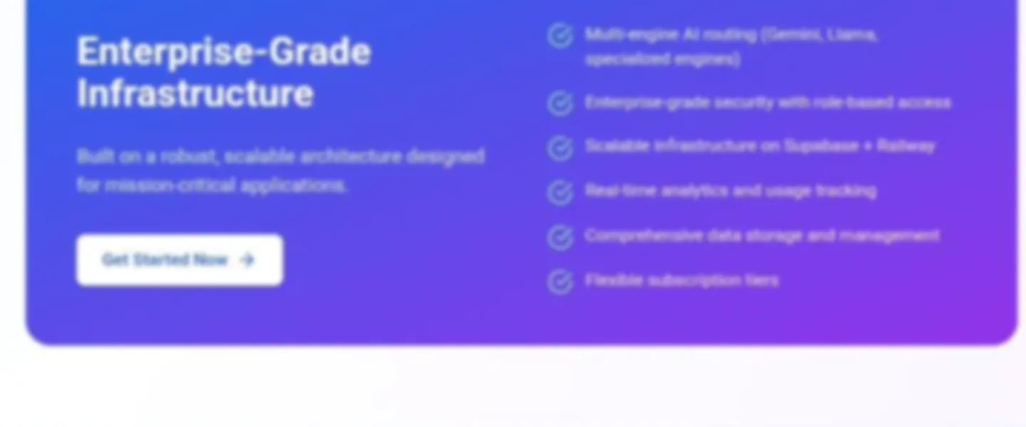 Screenshot of Complete Multi-Module AI SaaS Platform with Commercial Features