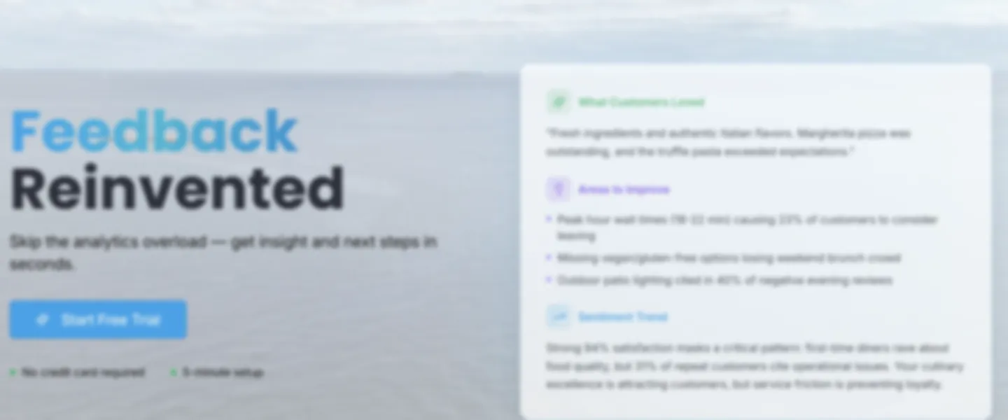 Pre-Launch AI Customer Feedback Platform