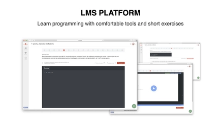 Ui Of Lms Platform To Learn Programming