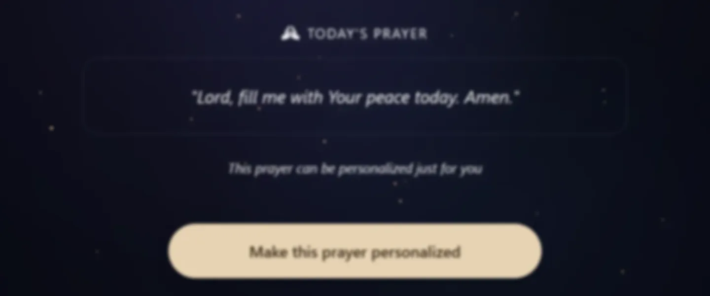 Screenshot of Personalized Prayer Generation Web App with Audio Synthesis