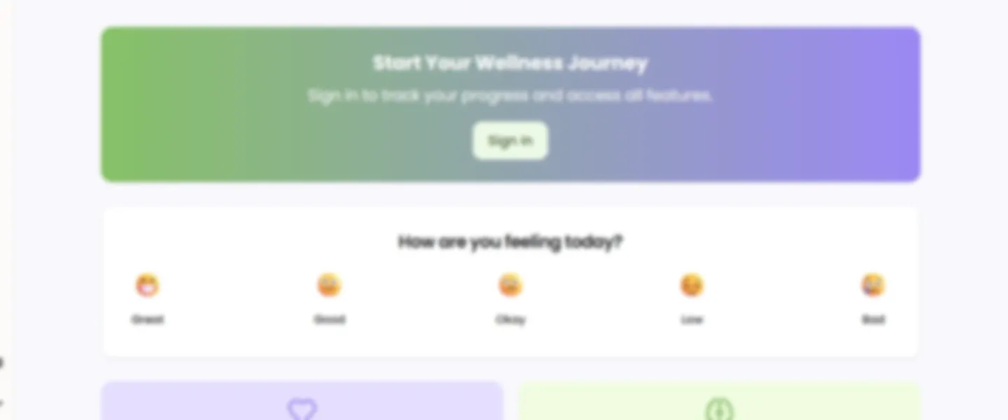 Wellness & Gratitude PWA