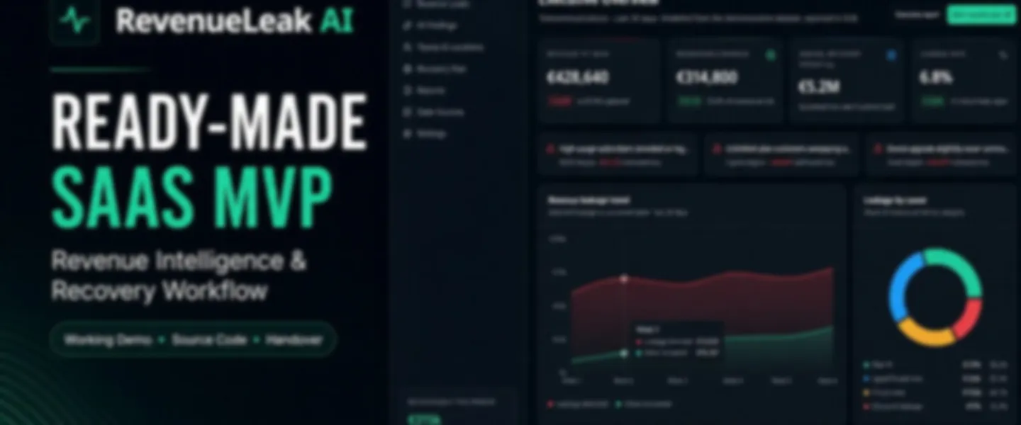 Screenshot of B2B Revenue Intelligence SaaS Platform - Complete MVP Foundation