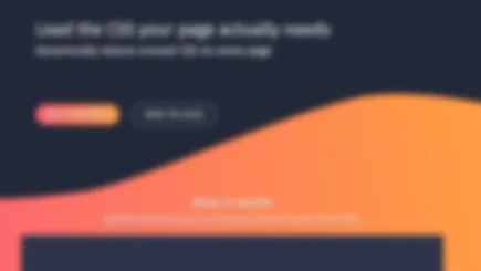 Saas For Web Page Performance