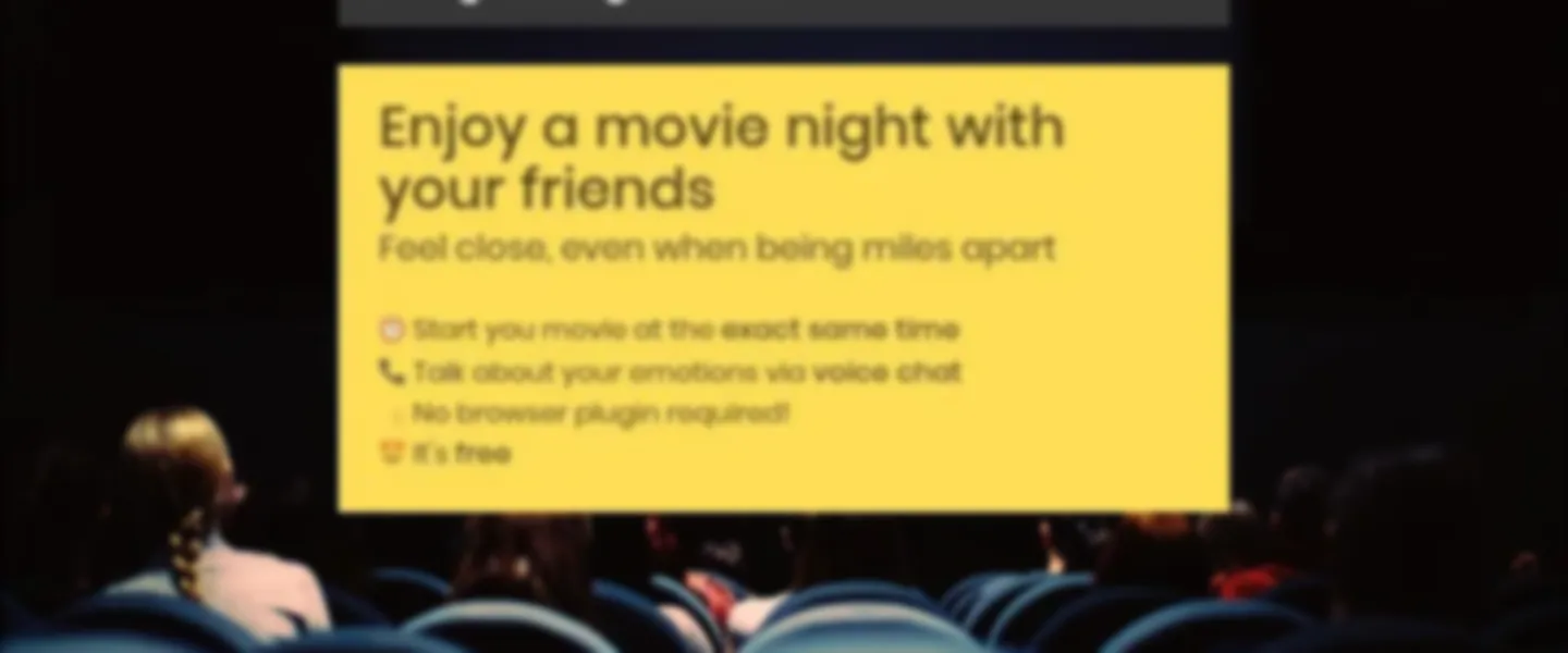 BingeTogether - What movies with friends