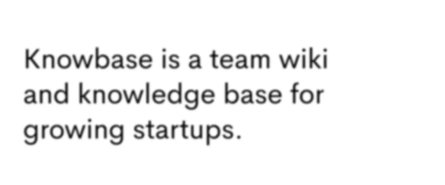Screenshot of Hierarchical Wiki and Knowledge Base Platform for Growing Teams