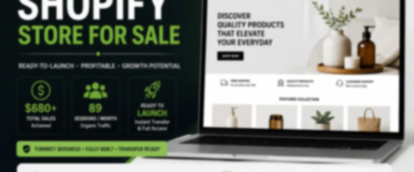 Screenshot of Ready-to-Launch Shopify Store with Proven Sales and Mobile Design