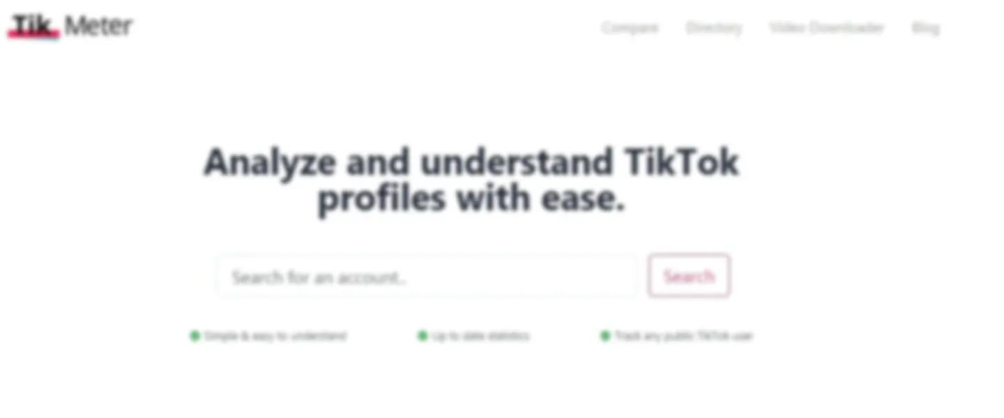 TikTok Analytics