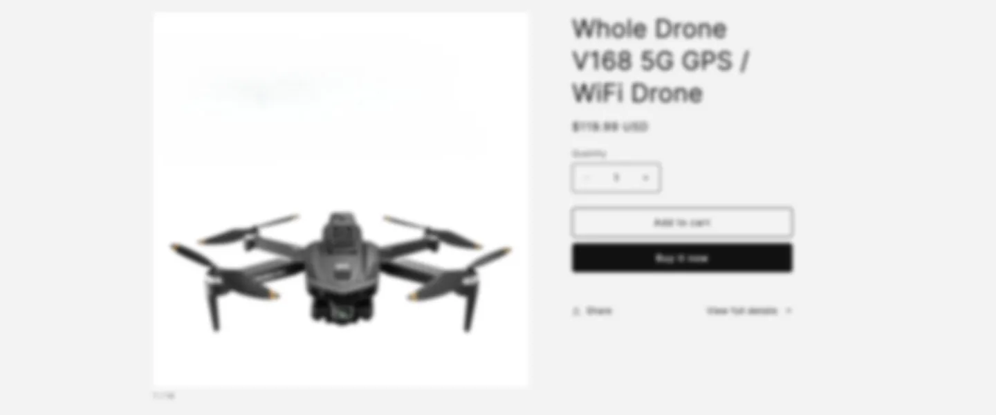 Thriving Drone Brand with Unique Dropshipping Model