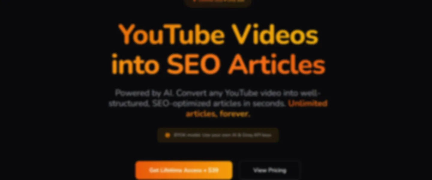 Screenshot of Enterprise AI Video-to-Article SaaS Platform with Blue-Green DevOps