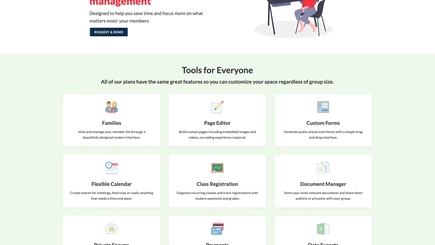 Homeschool Website And Membership Management Platform