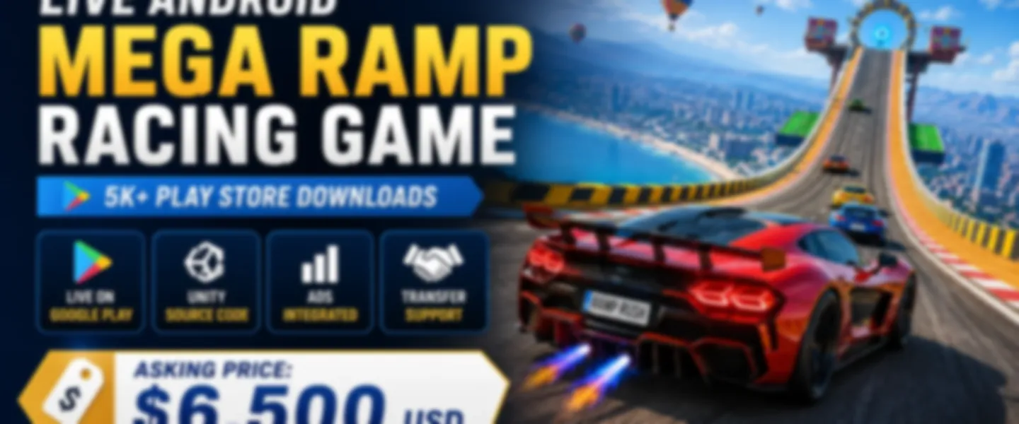 Screenshot of Live Racing Game with Unity Source Code and Play Store Presence