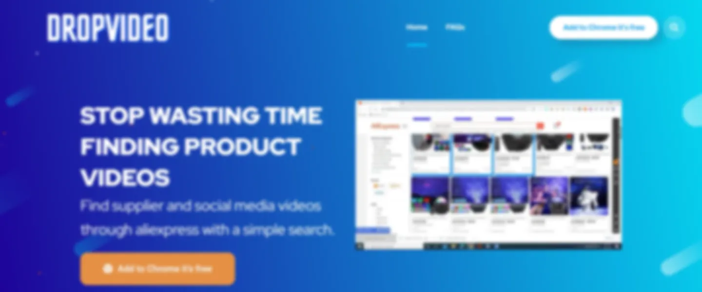 AliExpress Video Finder For E-commerce