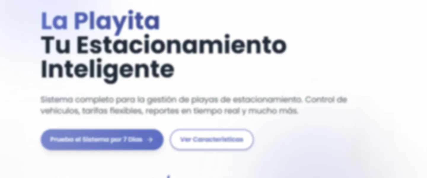 Parking Management SaaS for Latin America