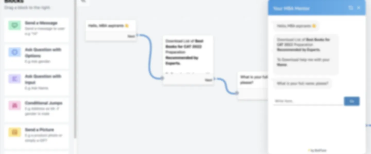No-code Chatbot Builder